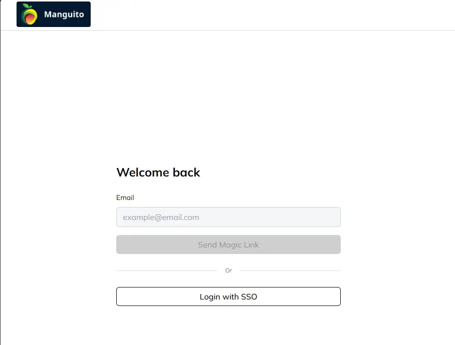 Loginscreen für Enduserportal
