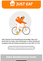Just Eat Bestellung